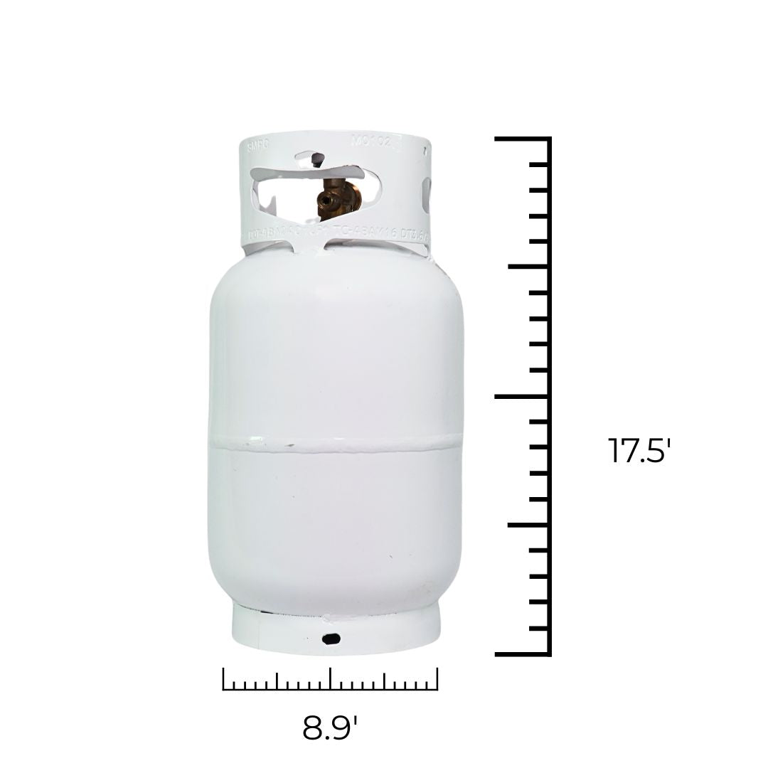 10 lb Empty Propane Tank – Portable Steel Gas Cylinder for Grill, Heater & Outdoor Use | 24/7 Propane