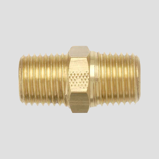 Cooking Station 1/4" MPT X 3/8" MPT Reducing Nipple Brass Fitting 247 Propane | Miami, FL