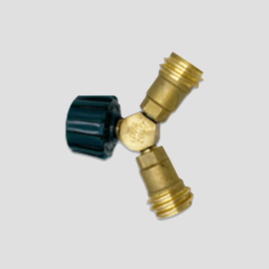 Cooking Station Propane Tank Y Splitter Adapter 2 Way Connector 247 Propane |Miami, FL