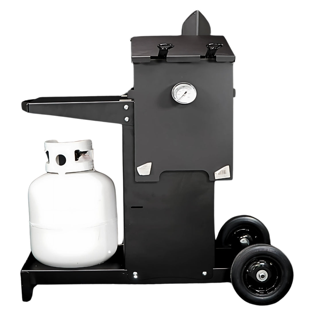 4 Gallon Outdoor Propane Deep Fryer – High Heat Portable Steel Fryer | 24/7 Propane